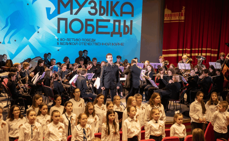 Около 200 юных артистов стали участниками концерта в Музее Победы