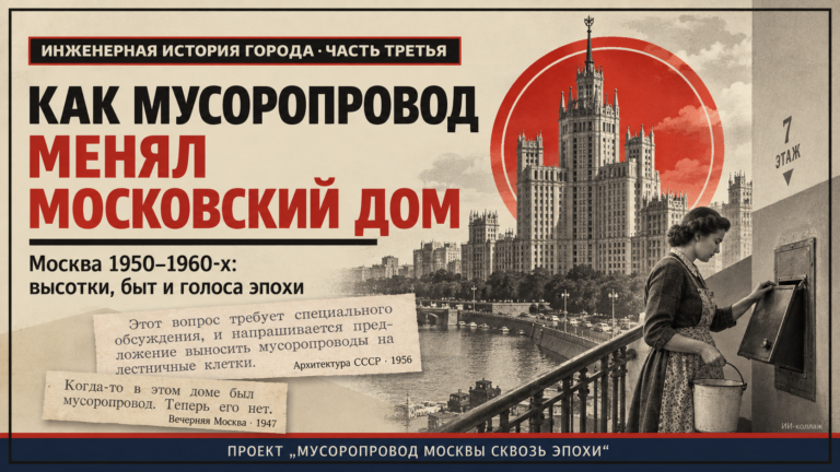 Как мусоропровод менял московский дом